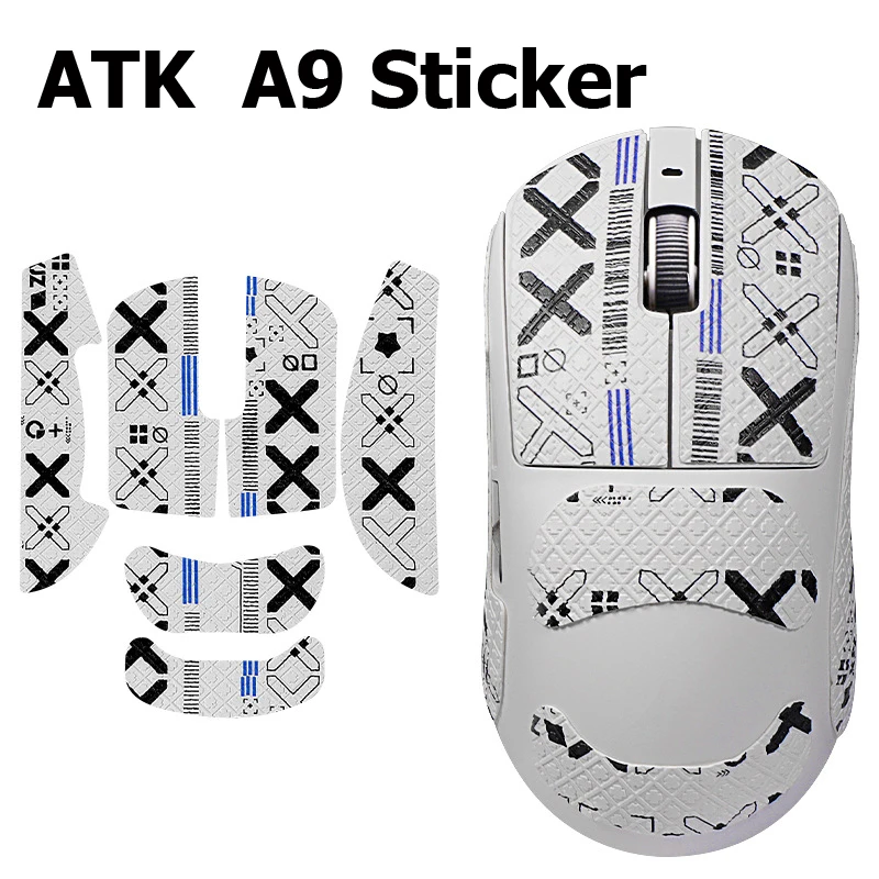 VXE R1/ATK X1 /ATK A9 Maus-Aufkleber, Griffband, handgefertigter Aufkleber, rutschfest, schweißabsorbierend, für VXE R1/ATK X1 /ATK A9 kabellose Maus – Detail 15