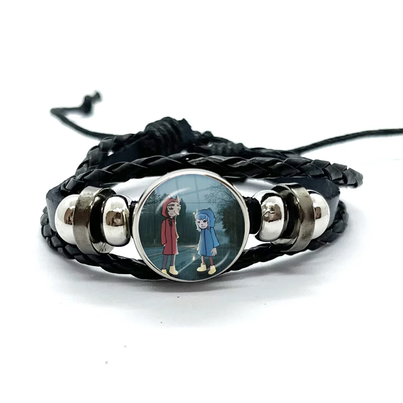 Horror Adventure Game Sally Face Anime Sal Fisher Cute Meme Bracelets Art Multilayer Braided Bracelets Bangles Handmade Jewelry