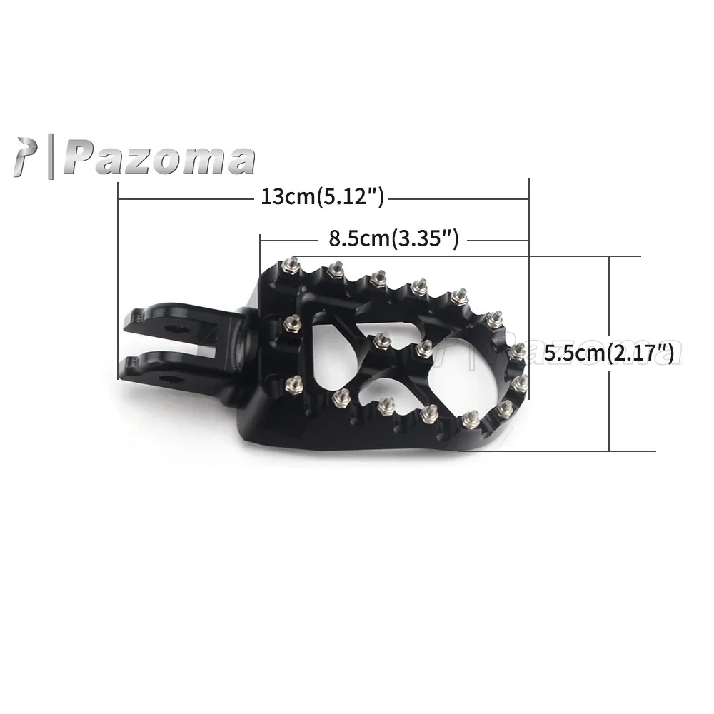 Motorcycle Black/Chrome Front Footpeg Footrest for Harley Softail Models 2018+ FXBB FXBR FXBRS FXDRS FXFB FXFBS FXLR  models