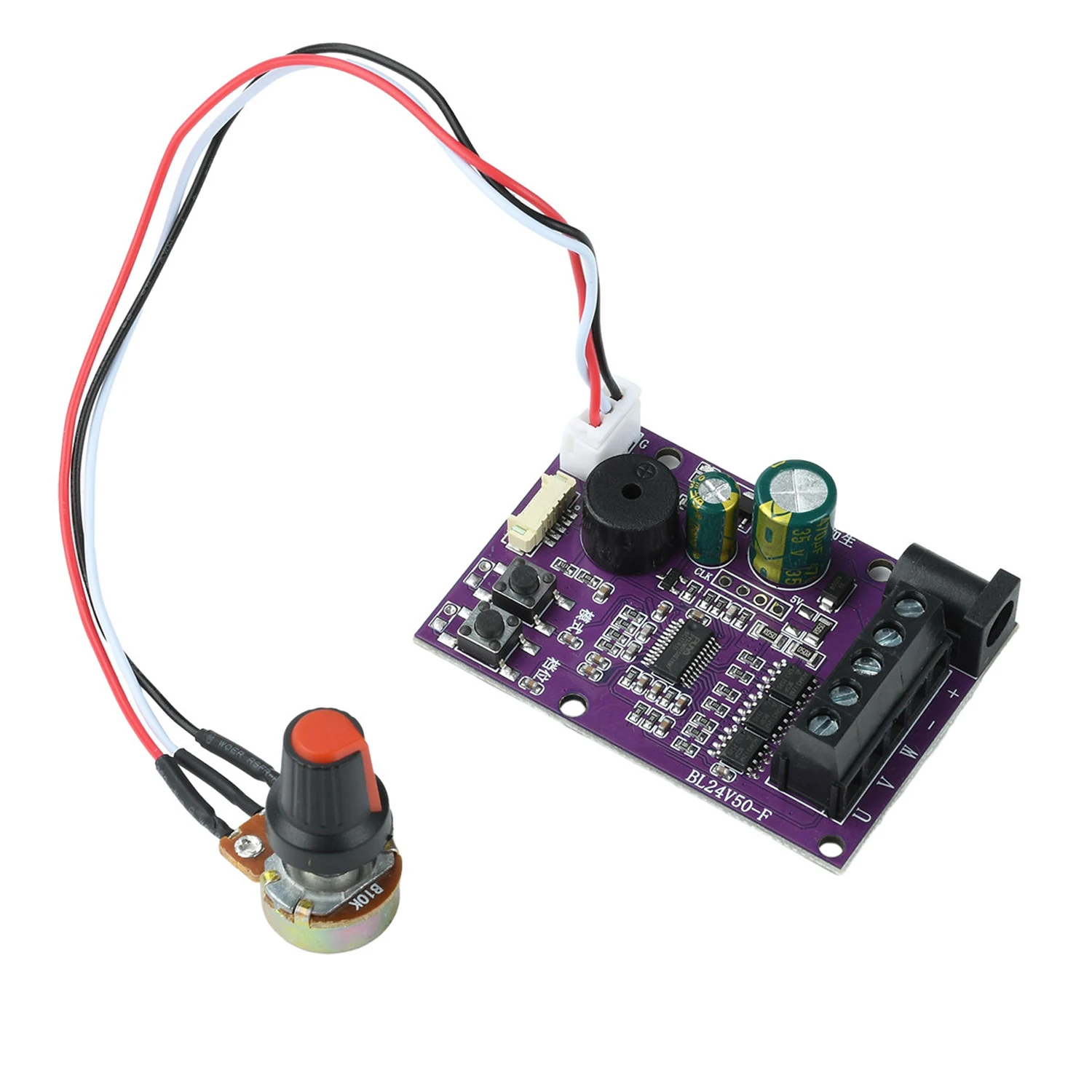 DC12‑24V FOC Silent Brushless Fan Motor Driver Board Potentiometer Speed Control for Ceiling Fan Electric Machine Vector Control