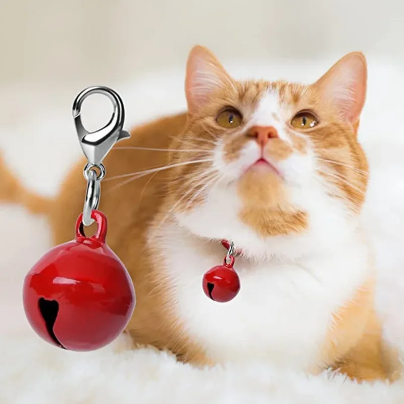 Bell Collar Bells Cat Pet Dogsmall Training Loud Charm Jingle Pendant Hanging Ring Decoration Dogs Collars Petspuppy Necklace