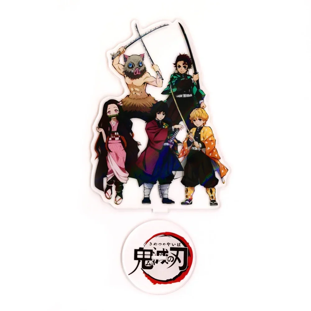 

Tanjirou Nezuko Zenitsu Inosuke Giyuu acrylic standee figurines desk decoration cake topper anime