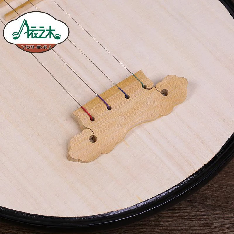 102cm Adult Pipa Handmade Paulownia Wood Lute Instruments Beginners Learn Playing Chinese Stringed Instruments Ruyi Headstock