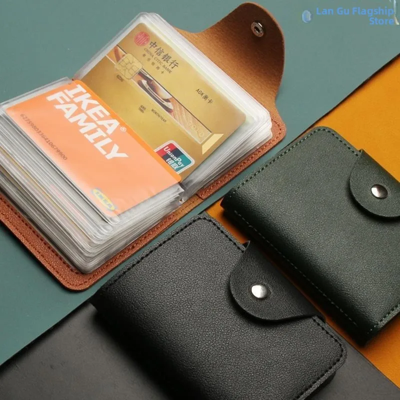 Portable Anti-Magnetic Men's Card Holder Wallet New 2026 Home Use Card Storage Bag Durable Wear-Resistant Student Friendly