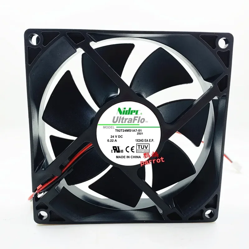 T92T24MS1A7-51 24V 0.22A 9CM 9025 Cooling Fan for Huichuan Inverter