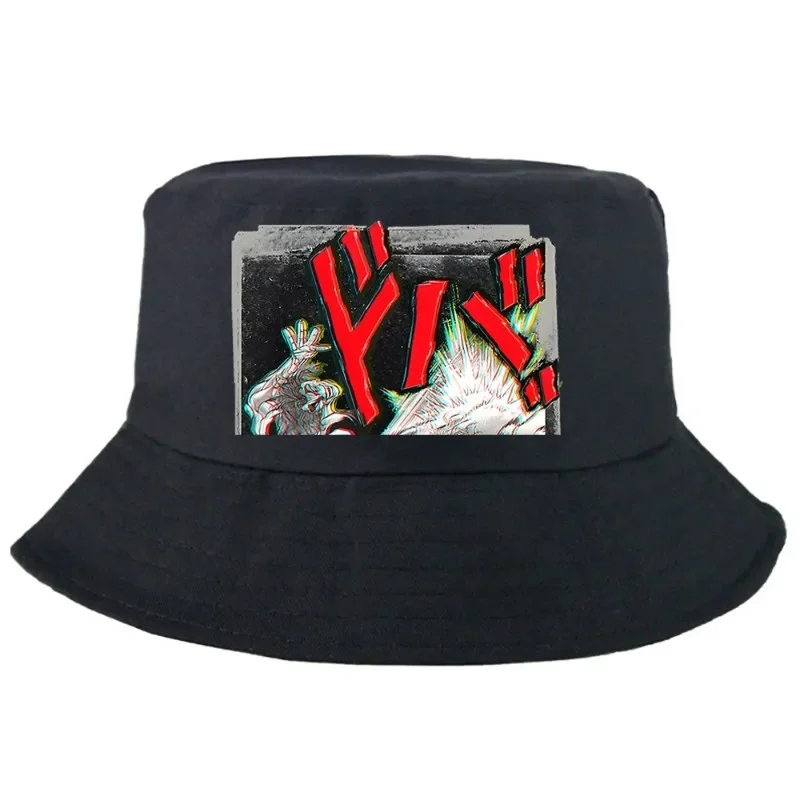 Yujiro Hanma Vs Kaku Kaioh Baki Bucket Hat Summer Foldable Bucket Hat Man Women Unisex Outdoor Sunscreen Fishing Hunting Cap