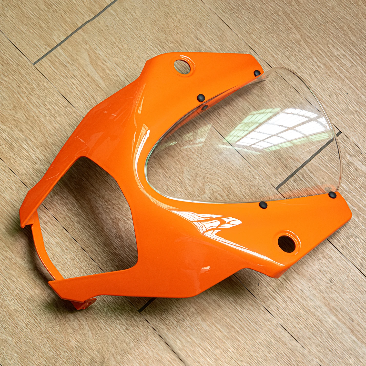 RC390 Motorcycle Headlight Cover Windscreen Windshield For KTM RC 390 2022 2023 Headlamp Front Cowl Fairing Air Deflector Visor