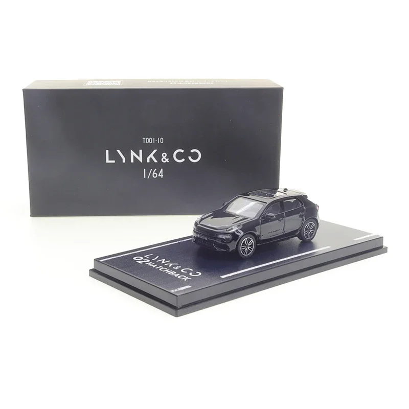 

XCarToys 1/64 Lynk&Co 02 Black Crystal Box Adult Car Alloy Toys Diecast Automotive Collection Car Model Toys Ornaments