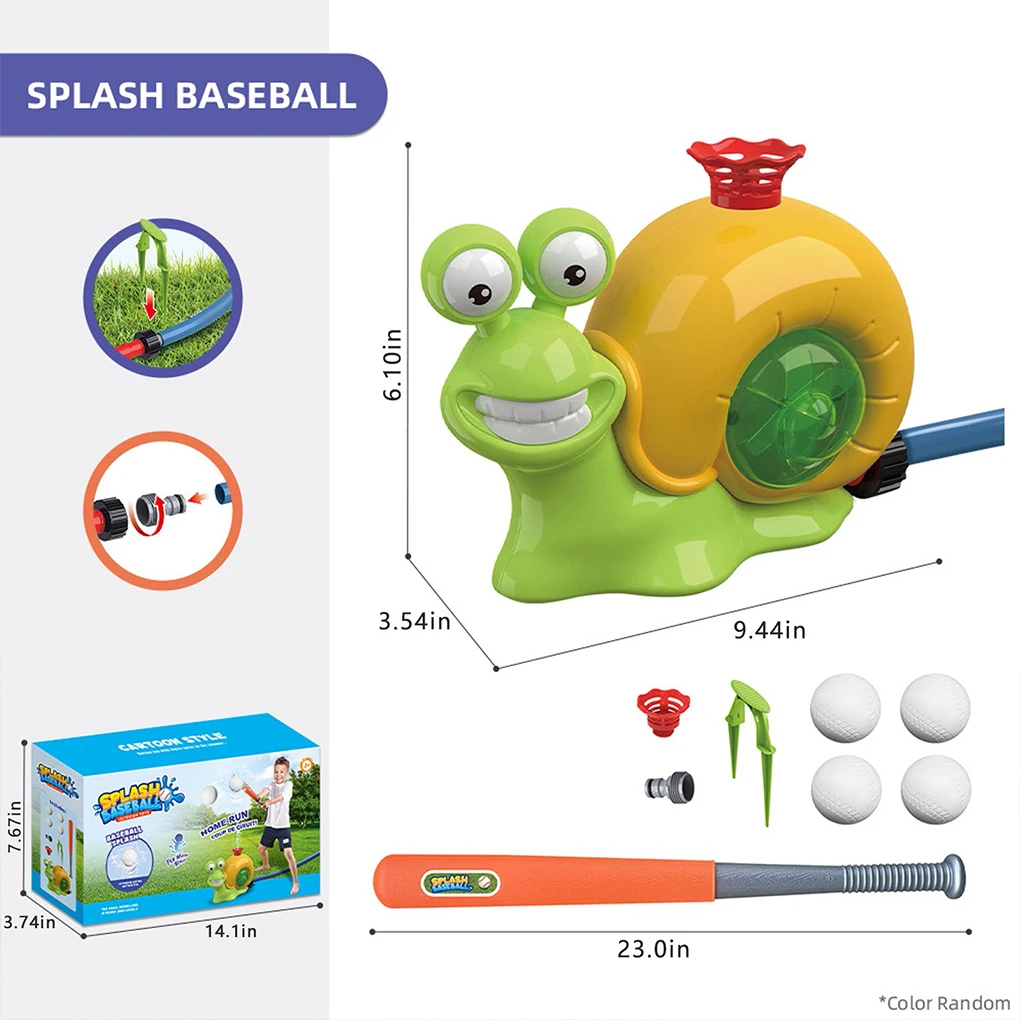 Bathroom Water Playing Toy Baseball Innovative Sprinkler Toy For Kids Sprinkler Childrens Toy