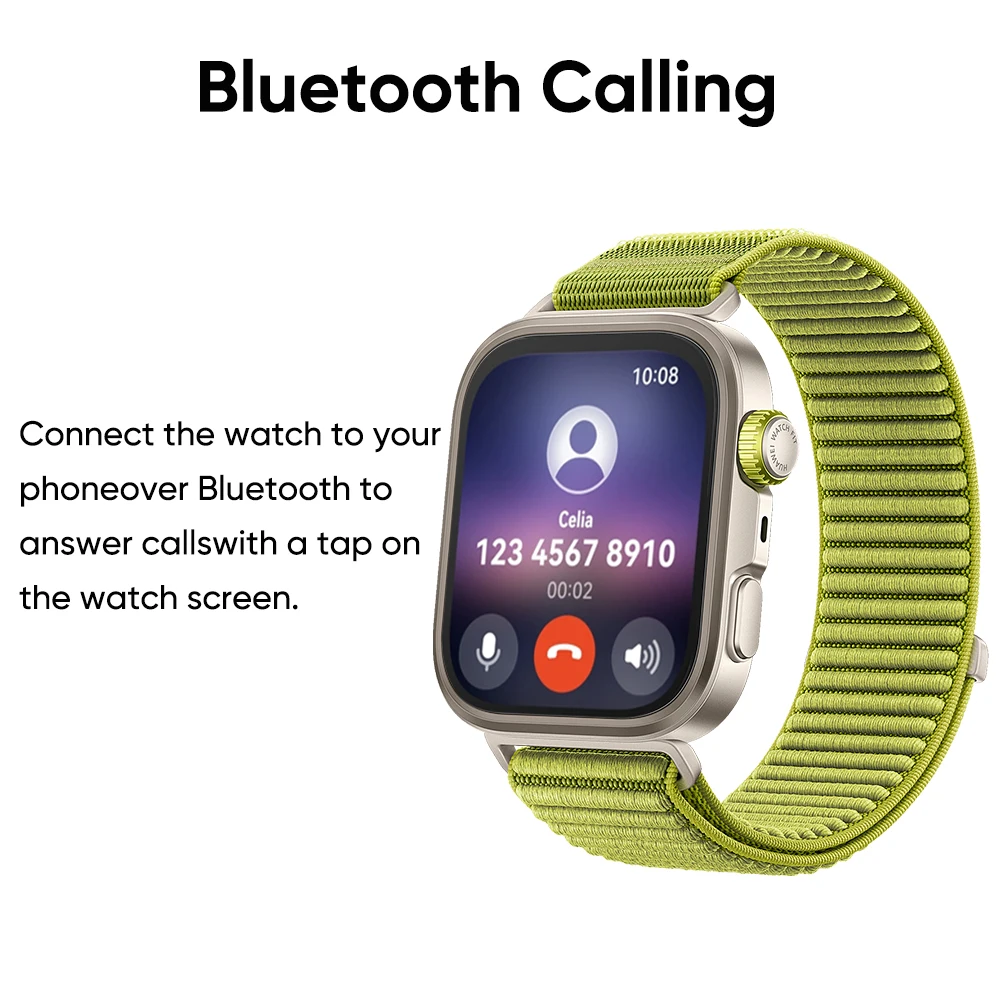 오리지널 HUAWEI Watch Fit 4 Pro 스마트워치 1.82인치 AMOLED 디스플레이 iOS 및 Android 호환 심박수 추적