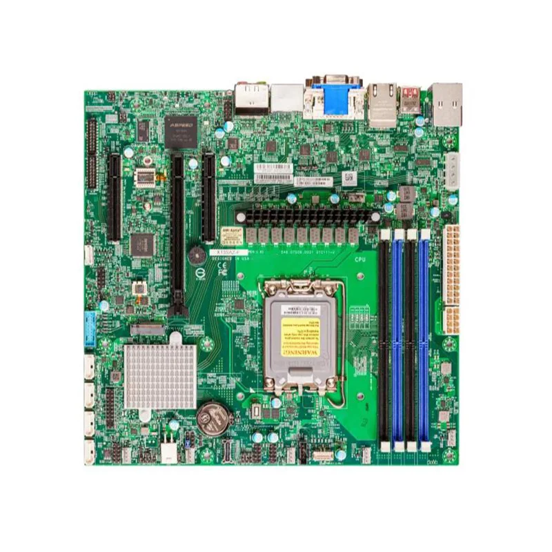 X13SAZ-F For Supermicro Single-channel Industrial Control Motherboard Supports 12th Generation Core DDR5 Memory IPMI DVI HDMI DP