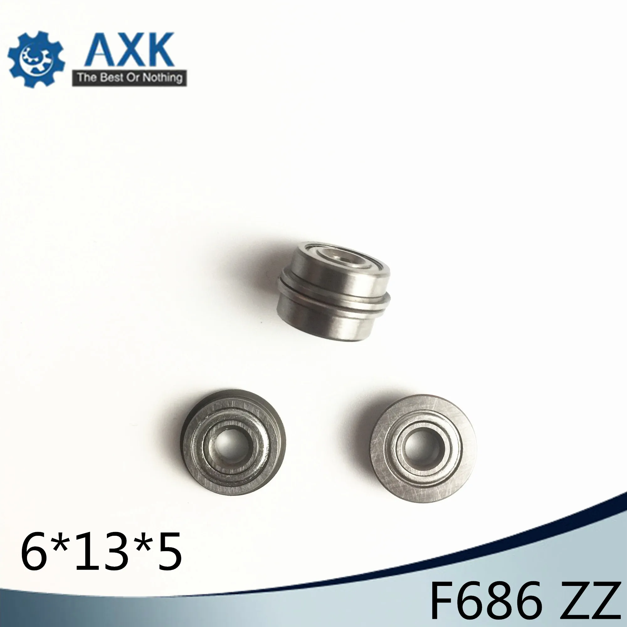 

F686 ZZ Фланцевый подшипник 6x13x5 мм ABEC-1 (10 шт.) Фланцевые шарикоподшипники F686 Z ZZ F618/6ZZ