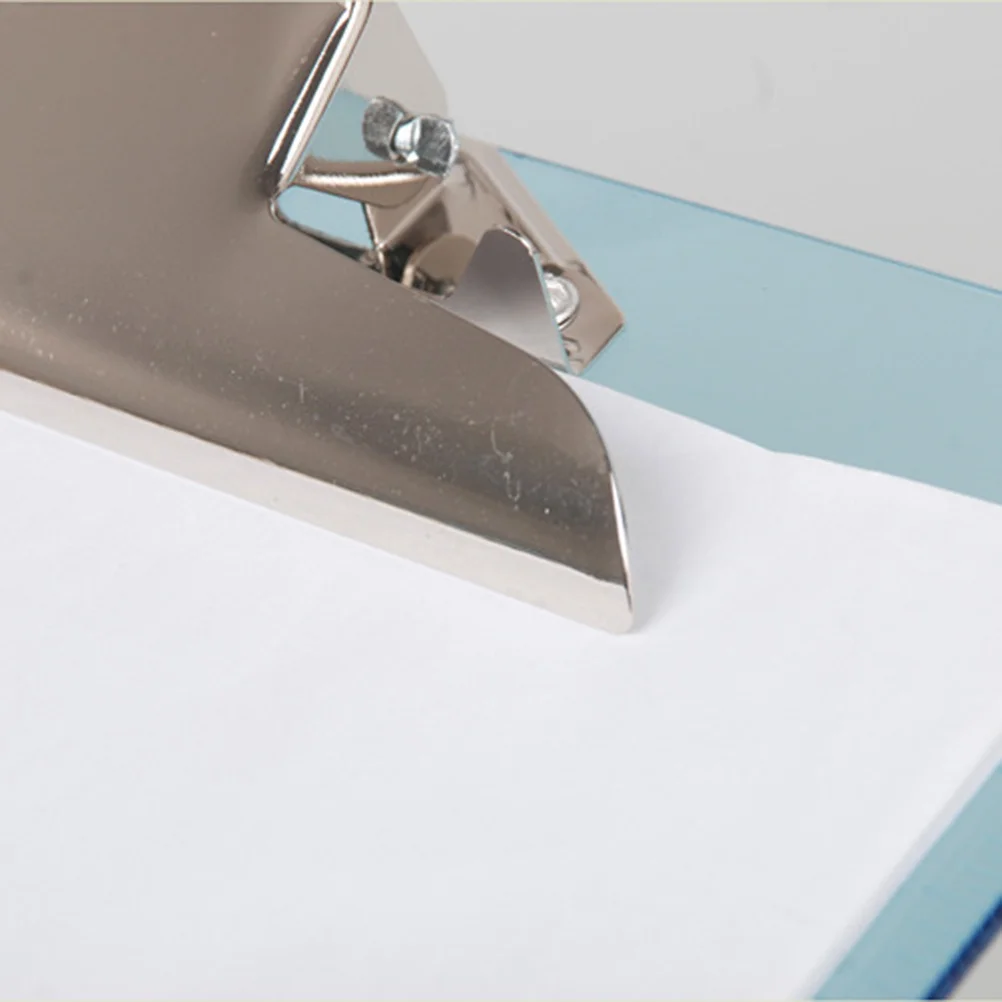 

1pc Plastic Writing Clipboard A4 Size Smooth Edges Lightweight Paper Holder For School Office Teachers Students Nurses