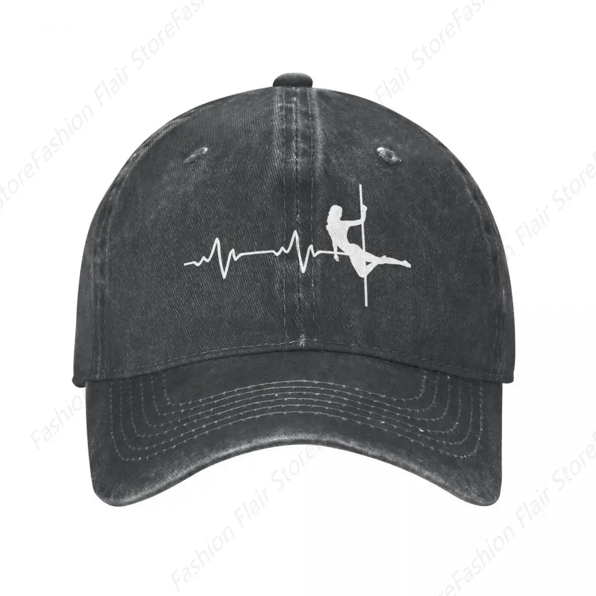 Heartbeat Pole Dance Pole Fitness Cowboy Hat Visor summer hat New In Hats Horse For Women 2024 Men's