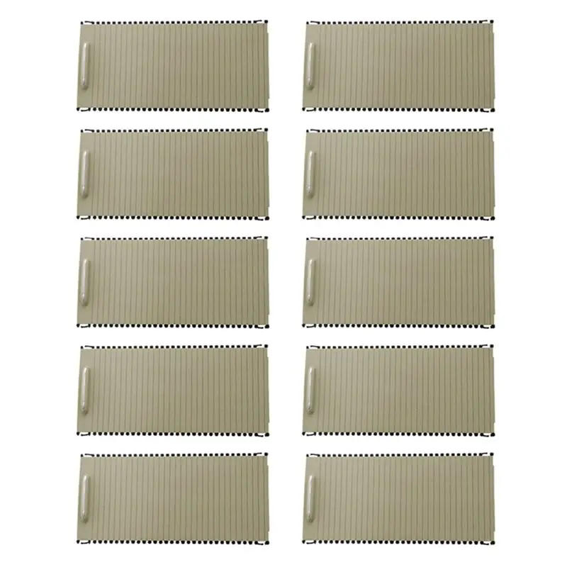 Durable 10X Car Inner Indoor Centre Console Roller Blind Cover For -Mercedes C/E-Calss W204 S204 W212 S212 A20468076079051 Beige