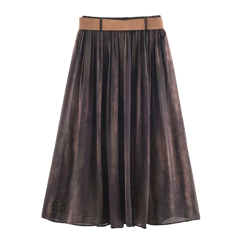 التنانير النسائية الخريفية الجديدة 2025 موضة جديدة ضئيلة أنيقة عالية الخصر التنانير النسائية عطلة الشباب الخريف الشارع التنانير