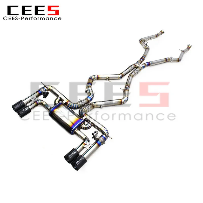 

CEES Valvetronic Catback for 2015-2019 BMW X5M/X6M F85/F86 4.4T High Performance Active X-pipe Sound Muffler With Remote Control