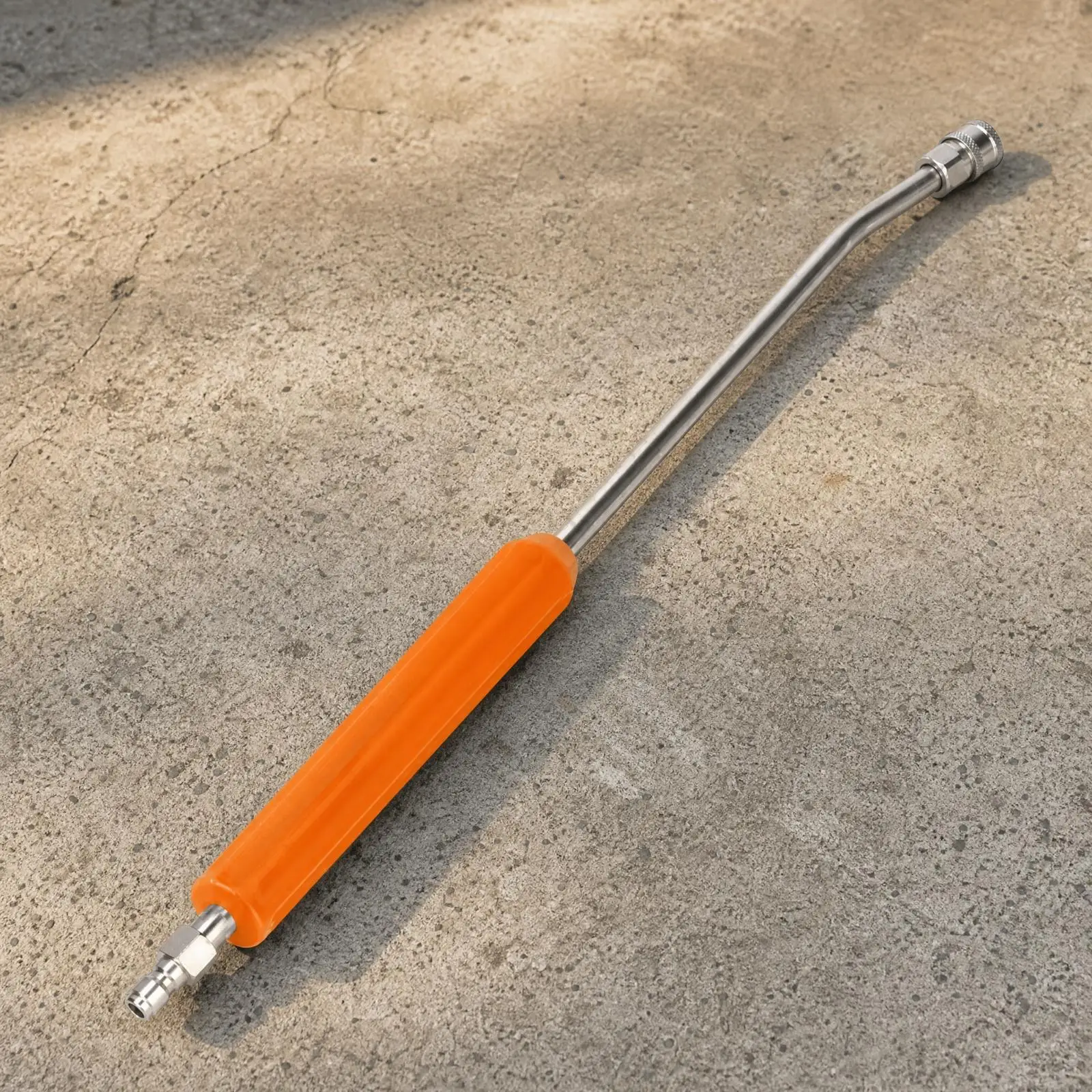 Angled Pressure Washer Extension Rod Stainless Steel Car Cleaning Tool with Quick Attach Plug for Vehicle Detailing