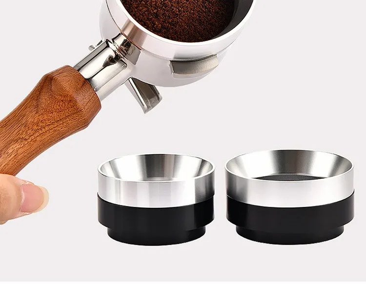 51MM 53MM 58MM Kaffee Dosierung Ring Magnetische Für Delonghi Breville Siebträger Espresso Zubehör Barista Trichter Werkzeug Coffeeware – Detail 11
