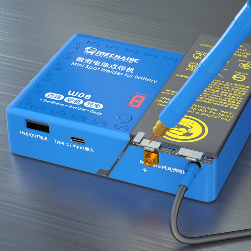 Bateria caneta de soldagem mecânico w08 multi-funcional móvel detector de circuito de energia reparo do telefone curto assassino máquina de solda elétrica