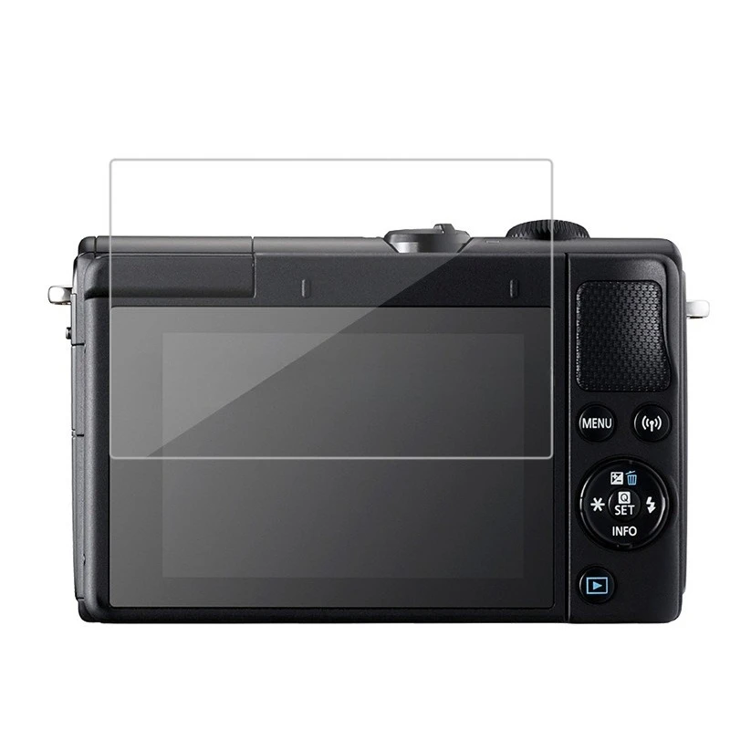 

2PCS Tempered Glass for Canon M100 M200 M10 M6 M5 M3 Camera Screen Protector Camera LCD Display Screen Film