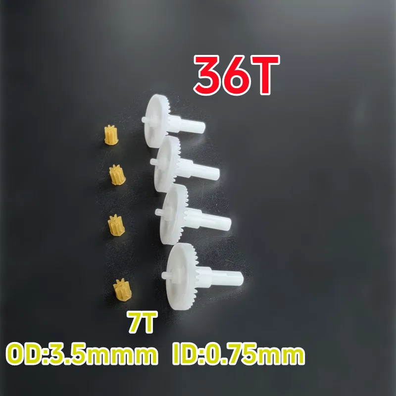 E88 장난감 RC 드론 쿼드콥터 기어, 36T, 7T, 0.4M 예비 부품 키트