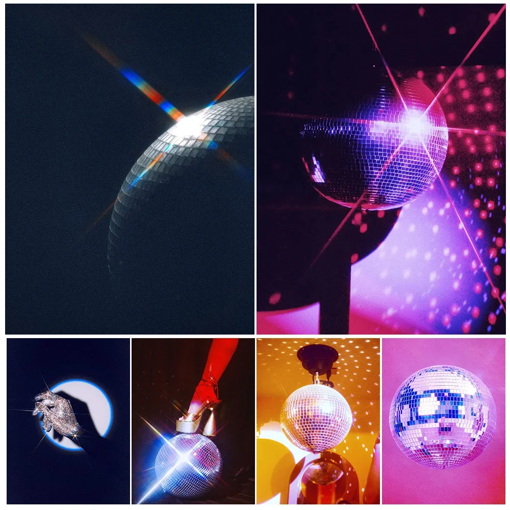 

Light Ball In The Dance Hall,Vintage Wall Art Canvas Painting,Disco Fever,Art Poster And Print For Living Room Decor Unframed