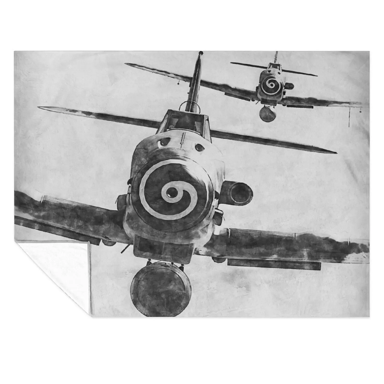 

Messerschmitt BF 109K4 Throw Blanket Plush Moving cosplay anime Custom Blankets