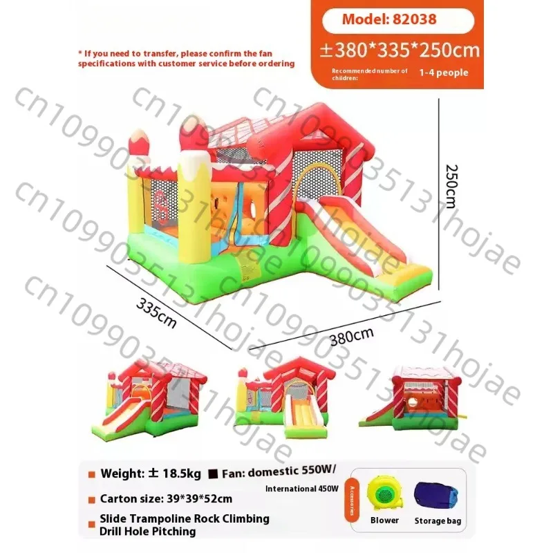 

Палатка с сверлильными отверстиями, надувной замок, домашняя маленькая детская домашняя батутная горка, детская игровая площадка
