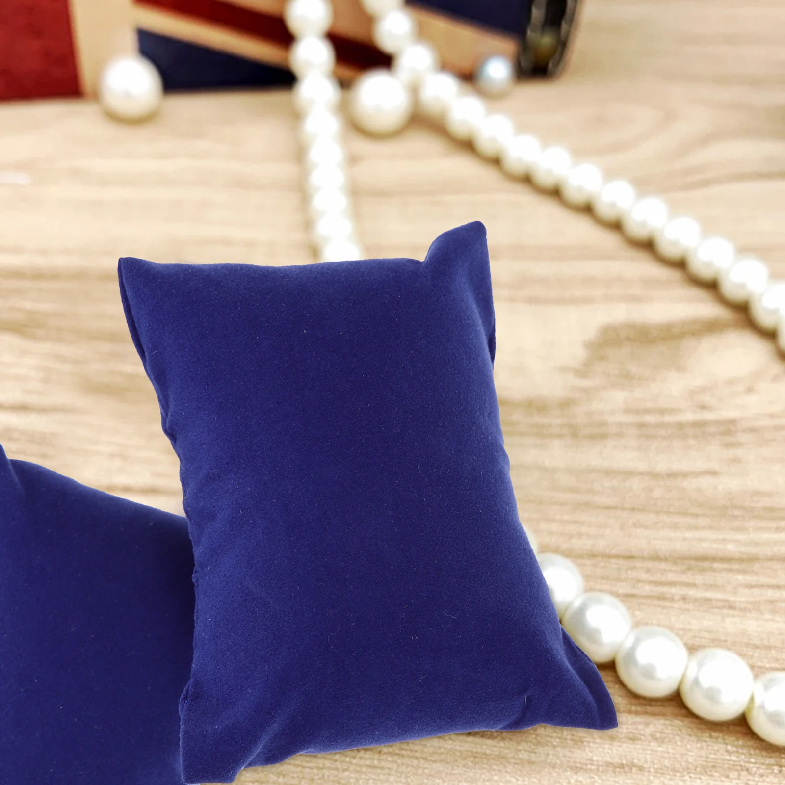 

20 Pcs Watch Box Small Pillow Mini Bracket Jewelry Display Pillows Bracelet Pu Casing Cushion Miss