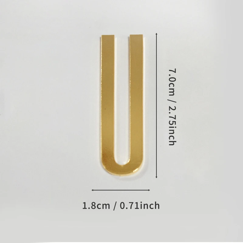 Goldene selbstklebende Hausnummern aus Metall mit englischen Alphabet-Buchstaben für Wohnung, Zimmer, Tür, Tisch, Briefkasten, Zahlenaufkleber, 7 cm – Detail 27