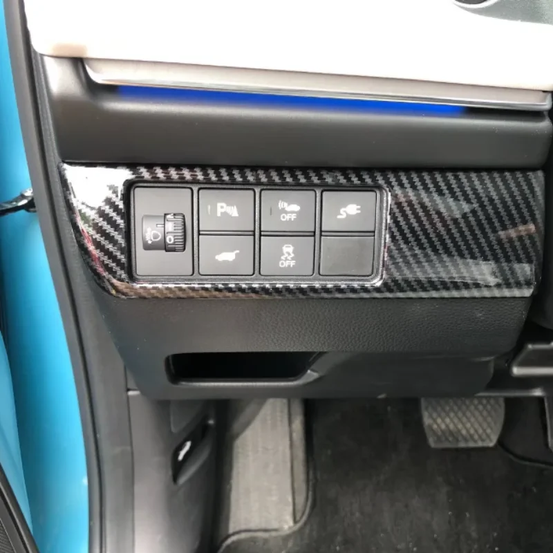 

For Honda e:NS1/e:NP1 2022 2023 2024Car headlight light switch adjustment knob control panel trim style Sticker