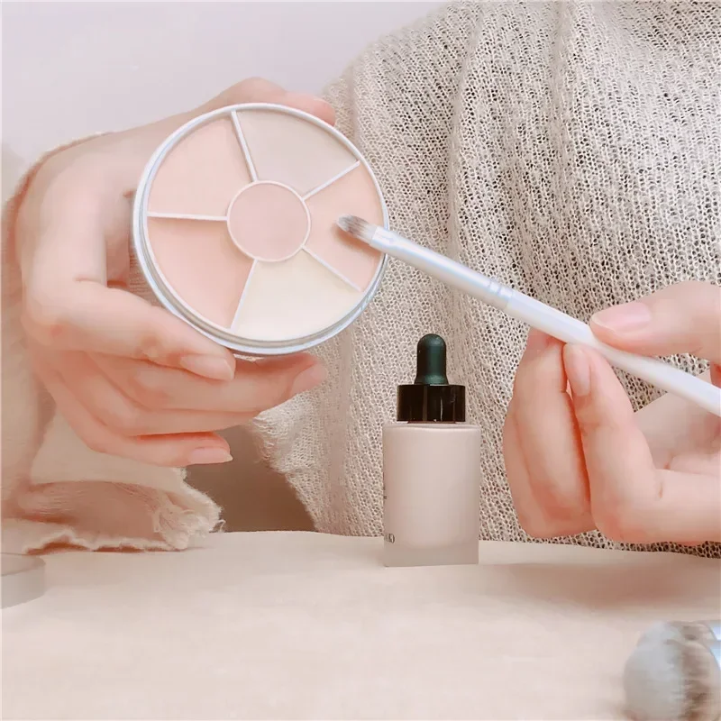 Concealer Make-up Kwasten Ronde Precisie Verbergen Acne Marks Donkere Kringen Tongborstel Make-up Gereedschap Make-up Kwastenset