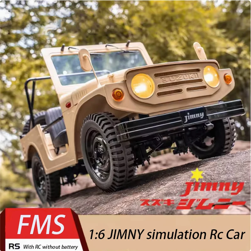 Fms 1:6 Jimny Remote Control Car 2.4g Four-wheel Drive Suzuki Jimny Off-road Vehicle Model Decoration Jeep Car Model Toy Gift Rs