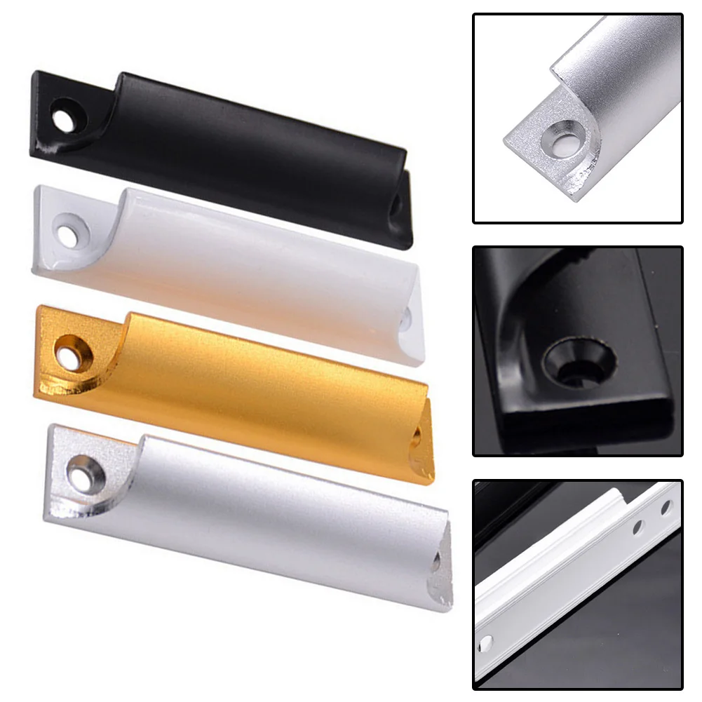 1pcs Aluminum Alloy Handle High Temperature Baking Paint For Cabinet Doors Balcony Doors Casement Home Improvement Tools