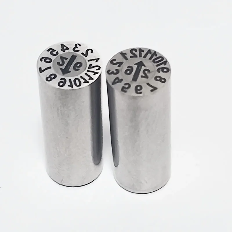 2PCS/5PCS Mold Accessories Z4861 Stamps Changeable  Code Inserts Date Marked Pins for Recording Mold Production
