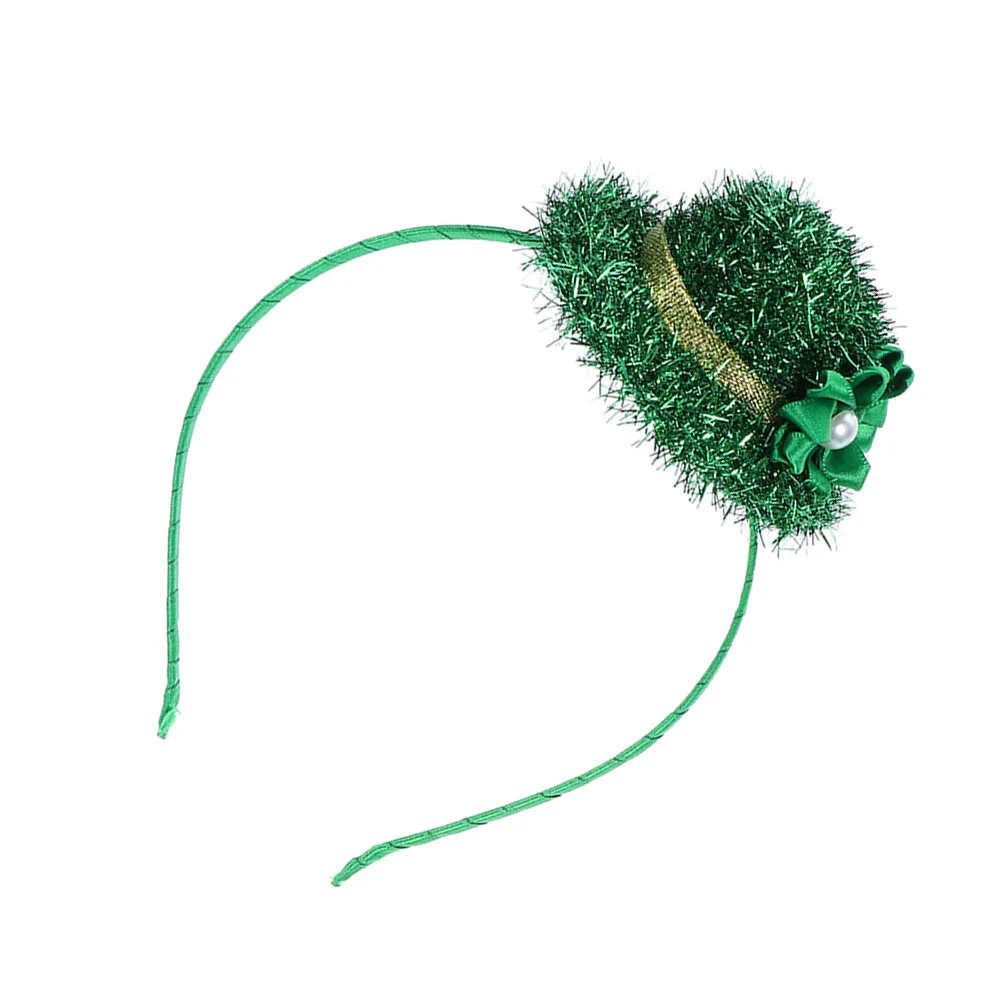 Props Green Hat Headband Child Hair Ribbons Make up Headbands Pulp Fresh Headdress