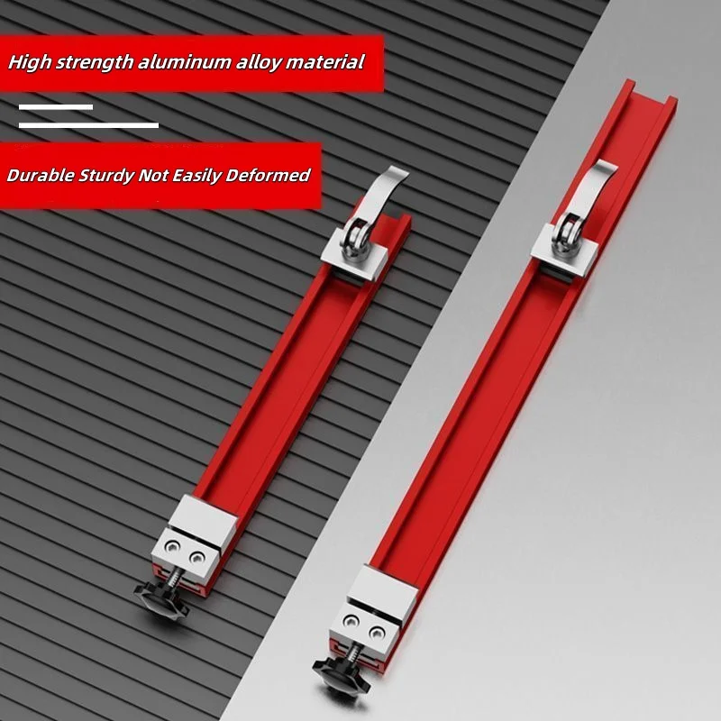 Portable Metal Cutting Fixed Ruler 240/360MM Cutting Machine Ruler 4-6 Inch Cutting Machine Base Guide Rail Ruler Adjustment