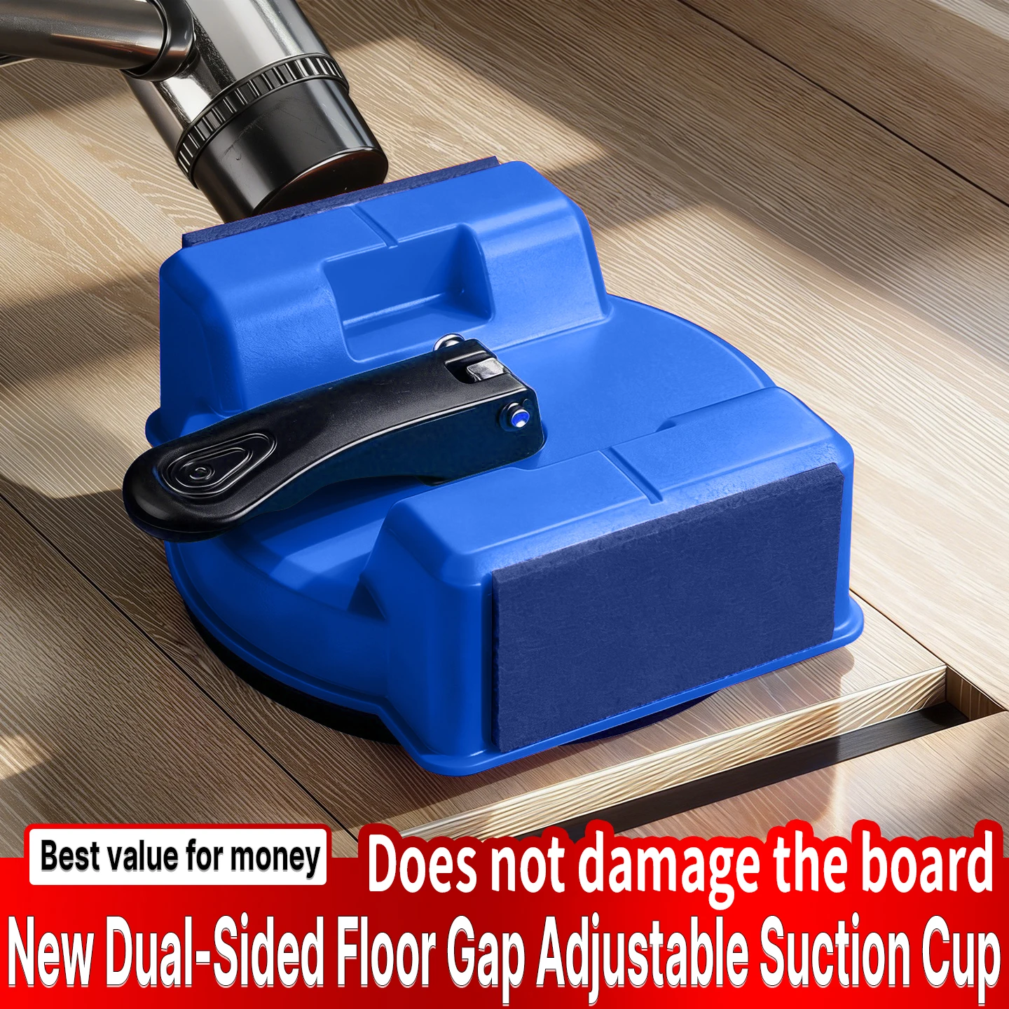 

1 Piece of Blue Floor Gap Repair Tool, Composite Floor Tool, Enhanced Vacuum Suction Cup, Suitable for Composite Flooring, Wood Flooring, Tiles, and Pvc Floor Gap Repair
