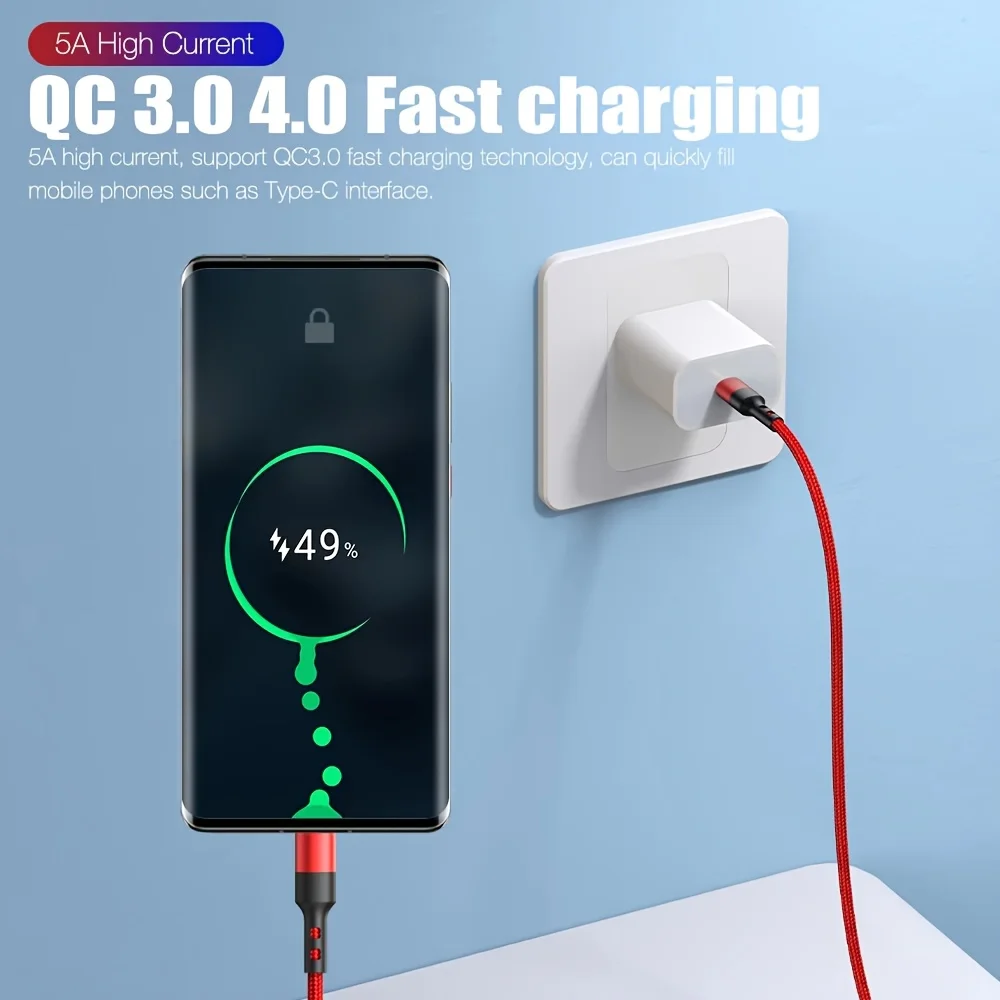 NNBILI PD 60W Fast Charging Type C to Type C Cable 0.3M/0.5M Portable Short USB C Data Cord For iPhone 17 Samsung Macbook iPad