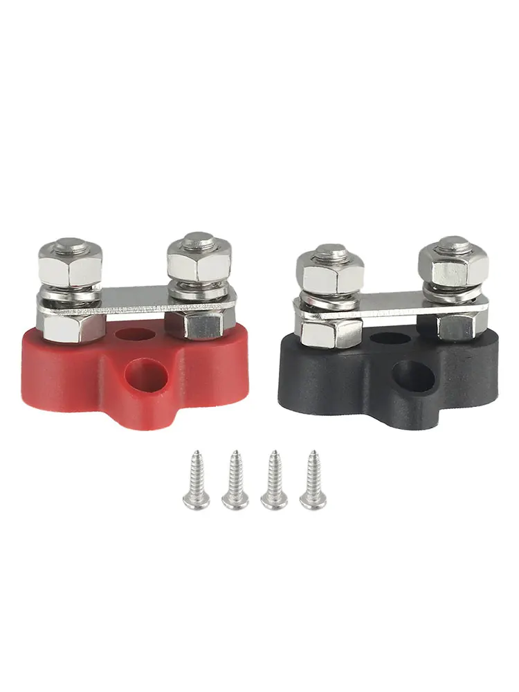 Wiring Projects Busbar Terminal Connection Compact Terminal Blocks Blocks Red Lightweight And Compact Stainless Steel Screw Nut