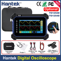 Hantek TO1252D 2CH TO1254D 4CH 250MHz Multi-Function 7inch Full Touch Oscilloscope+Multimeter+Signal Generator+Spectrum Analyzer