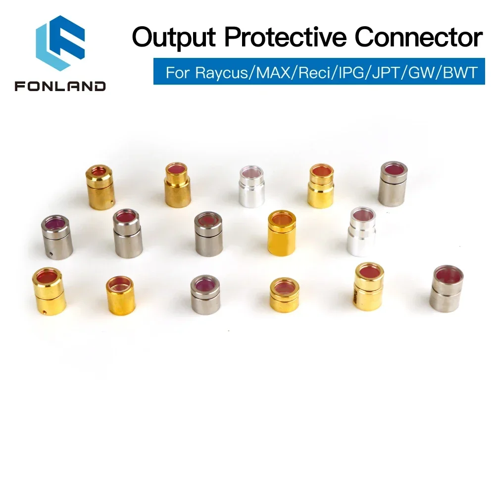 

Fonland Fiber Laser Source QBH Output Connector Protective Window Lens Group for Raycus Reci MAX JPT IPG GW Laser Cutting Head