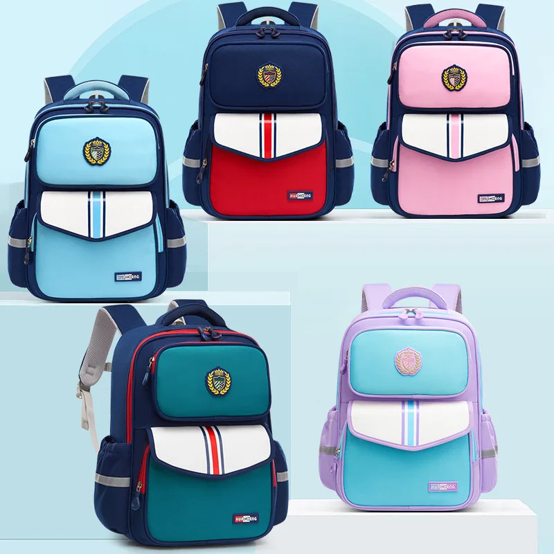 Mochilas escolares impermeables para niños y niñas, Mochila ortopédica para escuela primaria, bolsa para libros para niños