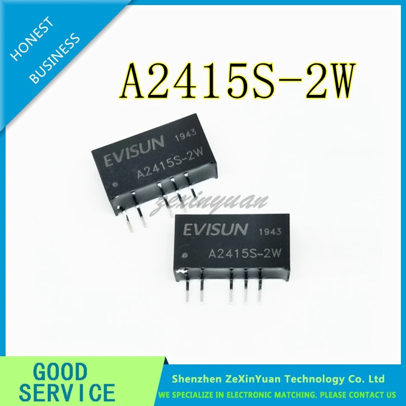 5PCS/10PCS/20PCS A2415S-2WR3 A2415S-2WR2 A2415S-2W A2415S SIP-5 24V TO 15V 2W DC-DC isolapted power module