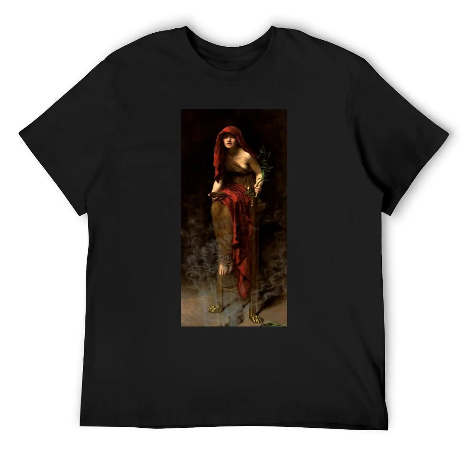 John Collier Priestess of Delphi T-Shirt anime tshirt cute clothes kawaii clothes mens vintage t shirts