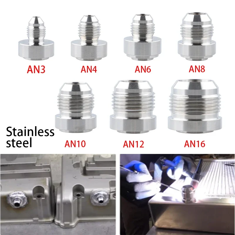

Высококачественный прямой сварной фитинг-адаптер из нержавеющей стали AN3 4 6 8 10 12 16 для шланга азота