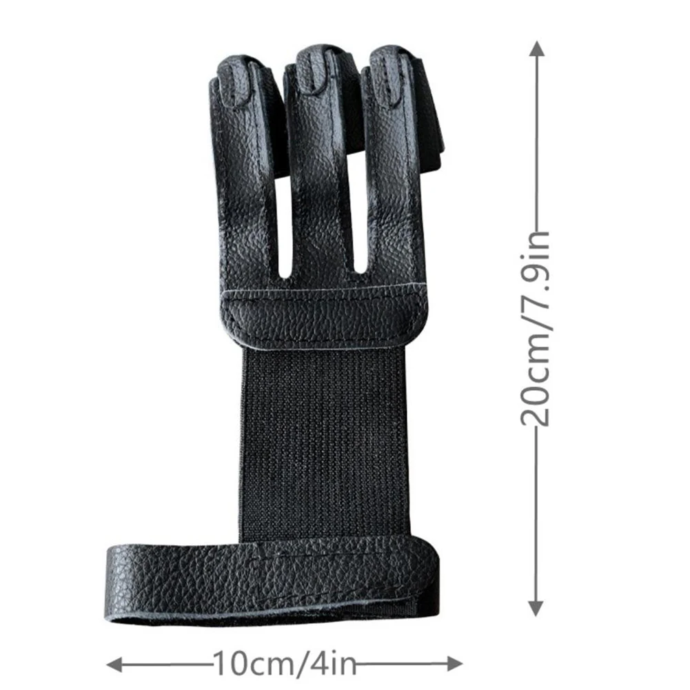 ถุงมือยิง3นิ้วอเนกประสงค์อุปกรณ์พยุงป้องกันสำหรับการแข่งขันยิงปืน