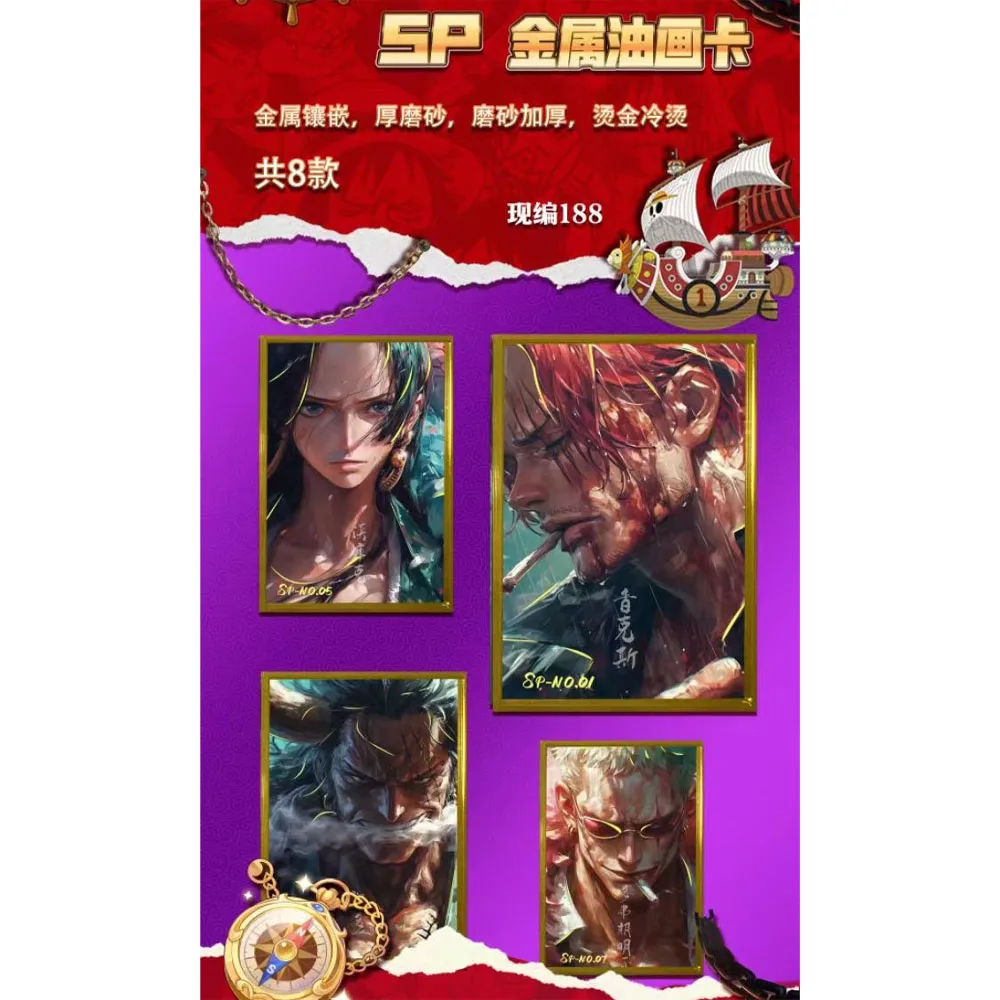 Wholesale One Piece Collection Anime Trading Game Nami Zoro Battle Booster Box CCG TCG Hobby Trading Kids Gifts