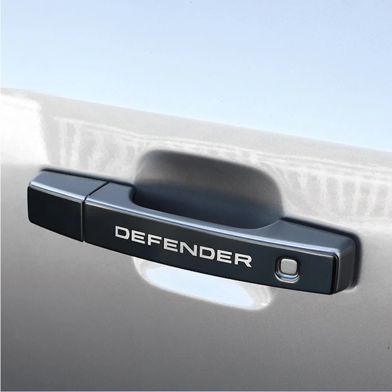 Para land rover defender 130/110/90 20-25 alça externa vara maçaneta da porta acessório de modificação decorativa de aço inoxidável